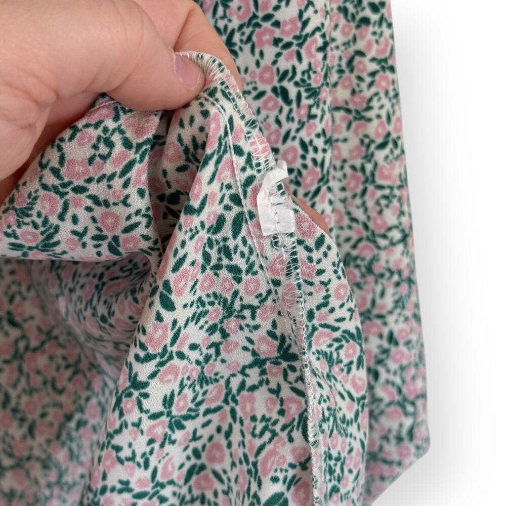 Show Me Your Mumu Charlene Peony Please Tunic Top Blouse Pink Green Floral Small - Picture 7 of 10